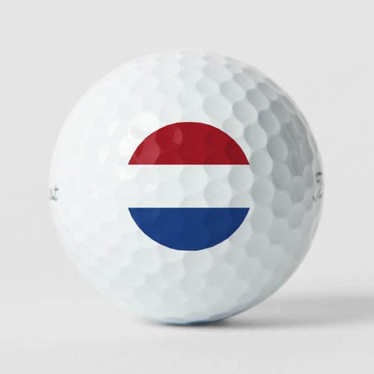 Nederlandse vlag tpv1 gbcnt golfballen (Voorkant)