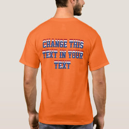 Nederlandse vlag Typografie T-shirt