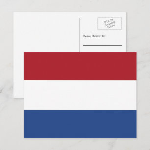 Nederlandse vlag, vlag Nederland Briefkaart