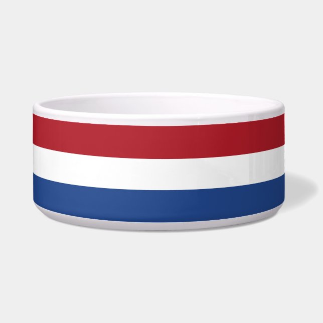 Nederlandse Vlag Voerbakje (Voorkant)