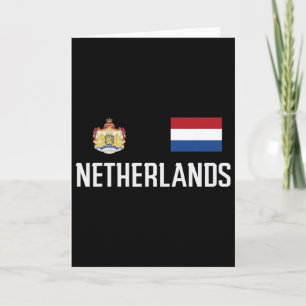 Nederlandse Vlag Voetbal Fan Mannen Vrouwen Kind Kaart