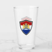 Nederlandse vlaggen glas (Achterkant)