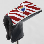 Nederlandse vlaggen golfheadcover (3/4 voorkant)