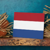 Nederlandse vlaggenPlaque Fotoplaat (Zijkant)