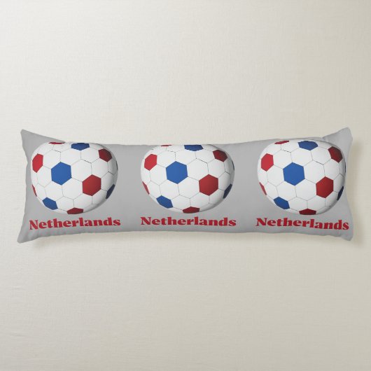 Nederlandse Voetbal Lichaamskussen (Voorkant)
