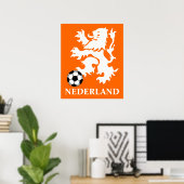 Nederlandse Voetbal Poster (Thuiskantoor)