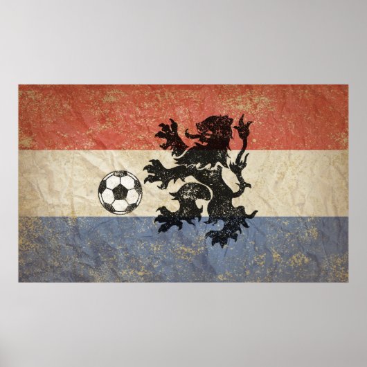 Nederlandse Voetbal Poster (Voorkant)