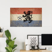 Nederlandse Voetbal Poster (Thuiskantoor)