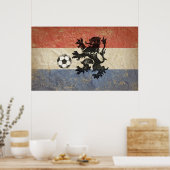Nederlandse Voetbal Poster (Keuken)