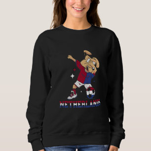 Nederlandse voetbalspeler Dabbing Dog Nederlands Trui