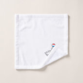 Nederlandse vrijmetselarij teken bad handdoek (Wasdoekje)