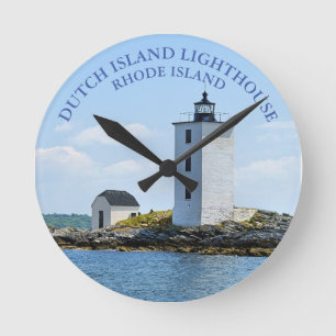 Nederlandse vuurtoren op het eiland Rhode Island Ronde Klok