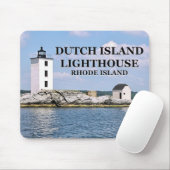 Nederlandse vuurtoren, Rhode Island Mousepad Muismat (Met muis)