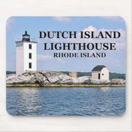 Nederlandse vuurtoren, Rhode Island Mousepad Muismat