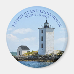 Nederlandse vuurtoren, Rhode Island Round Magnet