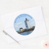 Nederlandse vuurtoren, RI Round Sticker (Envelop)