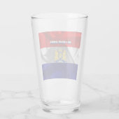 Nederlandse wapenschild glas (Achterkant)