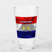 Nederlandse wapenschild glas (Voorkant)