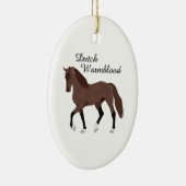 NEDERLANDSE WARMBLOOD KERAMISCH ORNAMENT (Rechts)