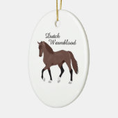NEDERLANDSE WARMBLOOD KERAMISCH ORNAMENT (Links)