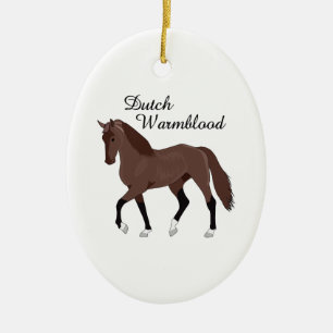 NEDERLANDSE WARMBLOOD KERAMISCH ORNAMENT