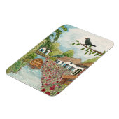 Nederlandse Waterverf Venice Giethoorn Netherlands Magneet (Linkerzijde)