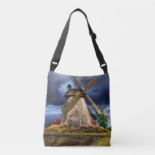 Nederlandse Windmill Landscape Crossbody Bag Crossbody Tas