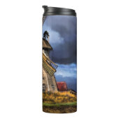 Nederlandse Windmill Landscape Thermal Tumbler Thermosbeker (Geroteerd rechts)