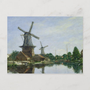 Nederlandse Windmills, 1884 Briefkaart