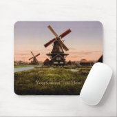  Nederlandse Windmills aangepast mousepad Muismat (Met muis)