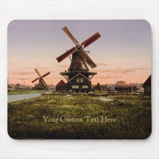  Nederlandse Windmills aangepast mousepad Muismat (Voorkant)