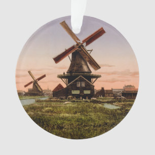 Nederlandse Windmills aangepast versiering Ornament