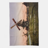 Nederlandse Windmills, handdoek (Verticaal)