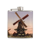  Nederlandse Windmills maatkolf Heupfles (Voorkant)