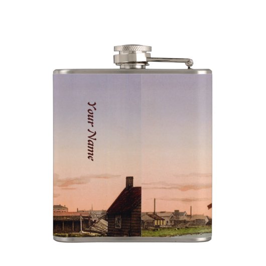  Nederlandse Windmills maatkolf Heupfles (Achterkant)