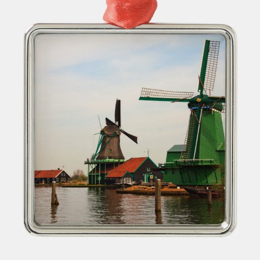 Nederlandse Windmills, Zaanse Schans, Metalen Ornament (Voorkant)