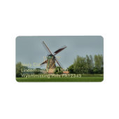 Nederlandse windmolen #1 etiket (Voorkant)