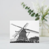 Nederlandse windmolen briefkaart (Staand voorkant)