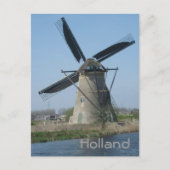 Nederlandse windmolen briefkaart (Voorkant)