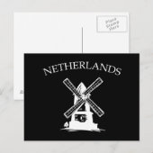 Nederlandse windmolen briefkaart (Voorkant / Achterkant)