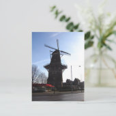 Nederlandse windmolen briefkaart (Staand voorkant)