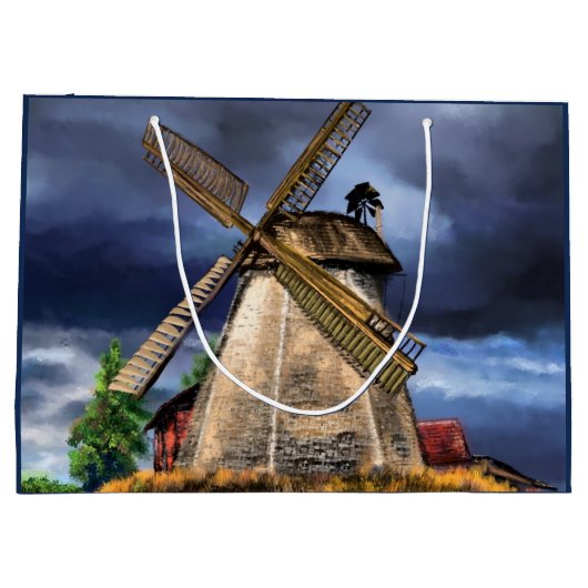 Nederlandse Windmolen Cadeautas (Achterkant)