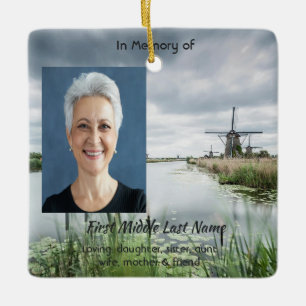 Nederlandse windmolen Holland Aandenken Keramisch Ornament
