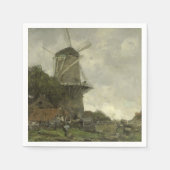 Nederlandse windmolen, Jacob Maris Servetten (Voorkant)