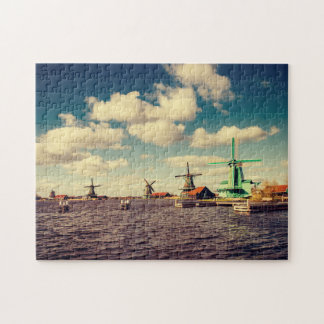 Nederlandse windmolen legpuzzel