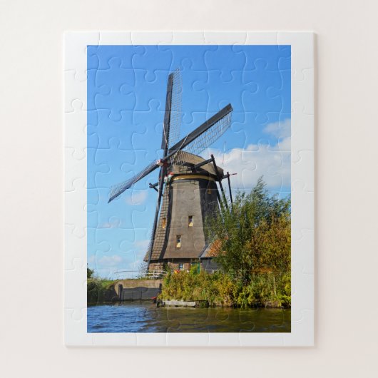 Nederlandse windmolen legpuzzel (Verticaal)