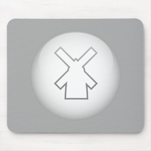 Nederlandse windmolen muismat (Voorkant)