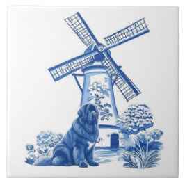 Nederlandse Windmolen Newfoundland Tegeltje