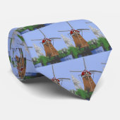 Nederlandse windmolen, stropdas (Opgerold)