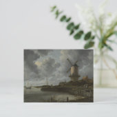Nederlandse windmolen Wijk bij Duustede, Ruisdael Briefkaart (Staand voorkant)